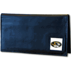 Missouri Tigers Deluxe Leather Checkbook Cover