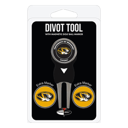 Missouri Tigers Divot Tool Pack - Signature tool w/ 3 markers