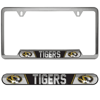 Missouri Tigers Embossed License Plate Frame, 6.25in x 12.25in