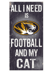 Missouri Tigers Football and My Cat 6x12 Sign