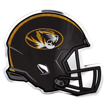 Missouri Tigers Heavy Duty Aluminium Helmet Emblem