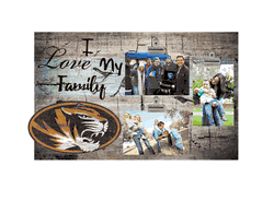 Missouri Tigers I Love my Family Clip Frame