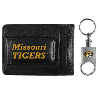 Missouri Tigers Leather Cash & Cardholder & Valet Key Chain