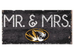 Missouri Tigers Mr & Mrs Sign