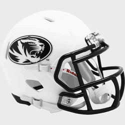 Missouri Tigers NCAA Mini Speed Football Helmet Matte White