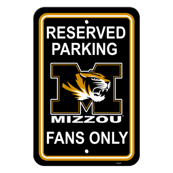 Missouri Tigers Parking Sign