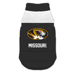 Missouri Tigers Pet Parka Puff Vest Medium