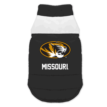 Missouri Tigers Pet Parka Puff Vest XL