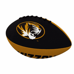 Missouri Tigers Pinwheel Junior Size Rubber Football
