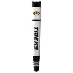 Missouri Tigers Putter Grip (White with colored stripes)