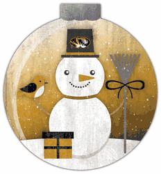 Missouri Tigers Snowglobe 12in Wall Art