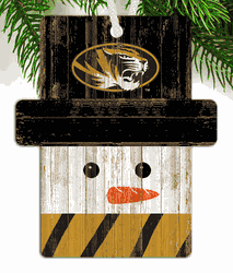Missouri Tigers Snowman Ornament