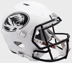 Missouri Tigers Speed Replica Full Size Football Helmet Matte White