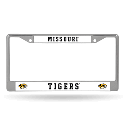 Missouri Tigers Standard Chrome Frame with Plastic Inserts 12" x 6" Car/Truck Auto Accessory