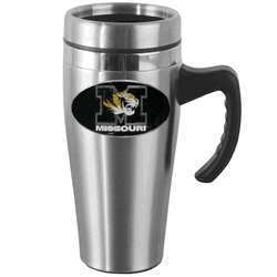 Missouri Tigers Steel Travel Mug w/Handle