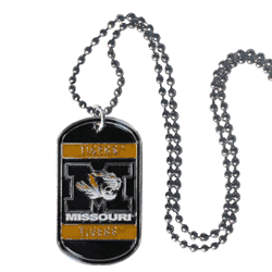 Missouri Tigers Tag Necklace