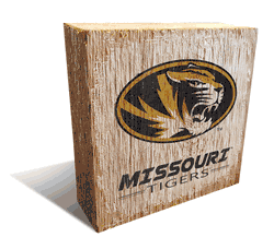 Missouri Tigers Team Logo Block 6X6