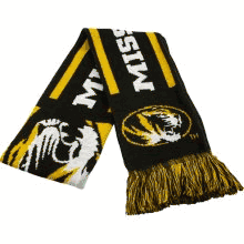 Missouri Tigers Team Stripe Scarf