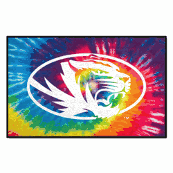 Missouri Tigers Tie Dye Starter Mat Accent Rug - 19in. x 30in.