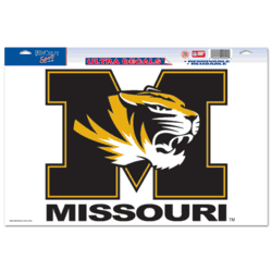 Missouri Tigers Ultra Decal 11in x 17in Logo