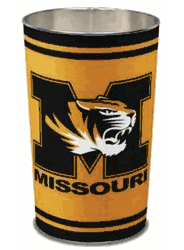 Missouri Tigers Wastebasket 15 Inch