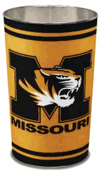 Missouri Tigers Wastebasket 15 Inch