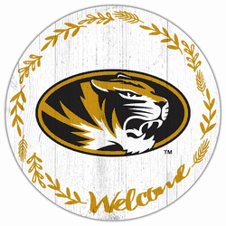 Missouri Tigers Welcome 12in Circle