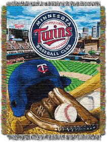 MLB Minnesota Twins Homefield Advantage Tapestry Throw