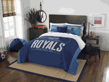 MLB Kansas City Royals Grandslam F/Q Comforter Set