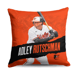 MLB Adley Rutschman Player Throw Pillow 18 x 18 Inches