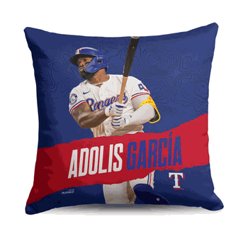 MLB Adolis Garcia Player Throw Pillow 18 x 18 Inches