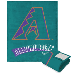 MLB Arizona Diamondbacks Cooperstown Collection Throwback Silk Touch Sherpa Throw Blanket 50 x 60 Inches