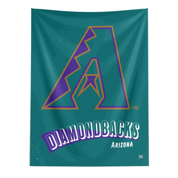 MLB Arizona Diamondbacks Cooperstown Collection Throwback  Wall Hanging 50 x 60 Inches