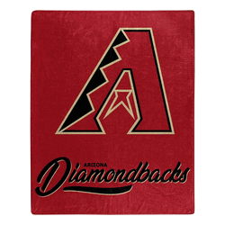 MLB Arizona Diamondbacks Signature Raschel Throw Blanket 50x60 Inches