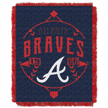 MLB Atlanta Braves Ace Jacquard Throw