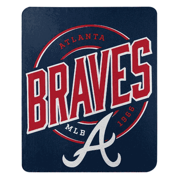 MLB Atlanta Braves Campaign Fleece Throw