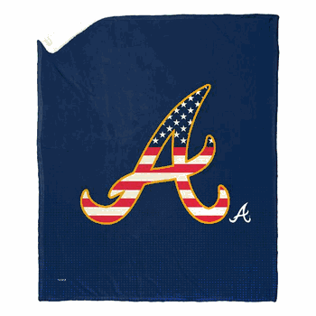 MLB Atlanta Braves Celebrate Series Silk Touch Sherpa Throw