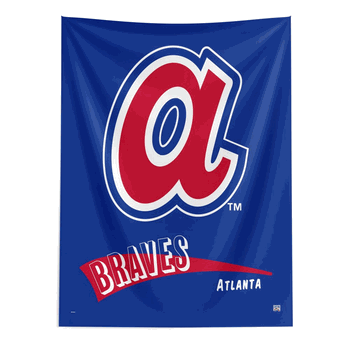 MLB Atlanta Braves Cooperstown Collection Throwback  Wall Hanging 50 x 60 Inches