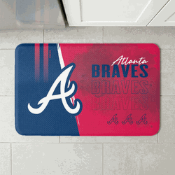 MLB Atlanta Braves Painterly Floor Mat 18�30 inches