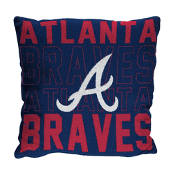 MLB Atlanta Braves Stacked Pillow