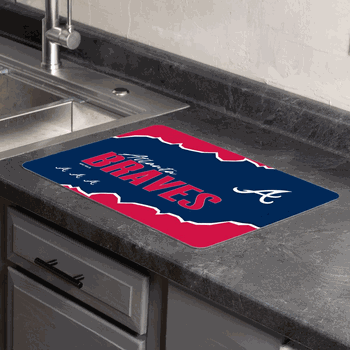 MLB Atlanta Braves Torn Small Mat 15�20 inches