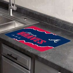 MLB Atlanta Braves Torn Small Mat 15�20 inches