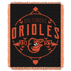 MLB Baltimore Orioles Ace Jacquard Throw