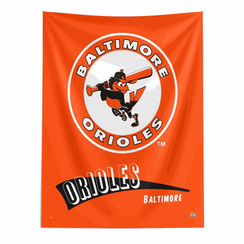MLB Baltimore Orioles Cooperstown Collection Throwback  Wall Hanging 50 x 60 Inches