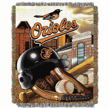 MLB Baltimore Orioles Homefield Advantage Tapestry Throw
