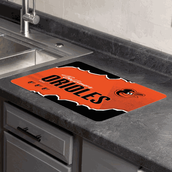 MLB Baltimore Orioles Torn Small Mat 15�20 inches