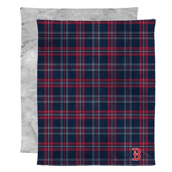 MLB Boston Red Sox 2 Ply Micro Mink Throw Blanket 48x60 Inches