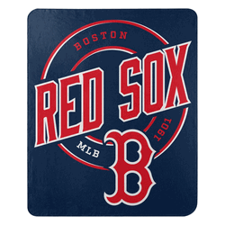 MLB Boston Red Sox Campaign Fleece Throw Blanket 50x60 Inches