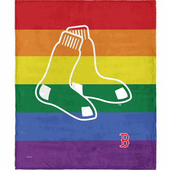 MLB Boston Red Sox Celebrate Series Silk Touch Sherpa Throw Blanket 50x60 Inches