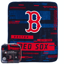 MLB Boston Red Sox Digitize Raschel Throw Blanket 60x80Inches